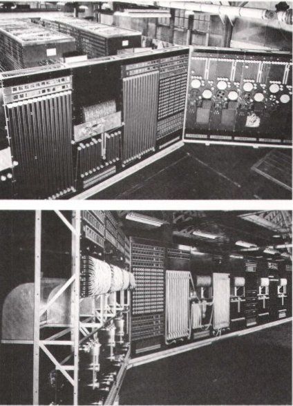 The latest engineering and technology from the 1930s: The Mallock Machine  or calculator, built by Rawlyn Richard Manconchy Mallock of Cambridge  University is an electrical analog computer built in 1933 to solve