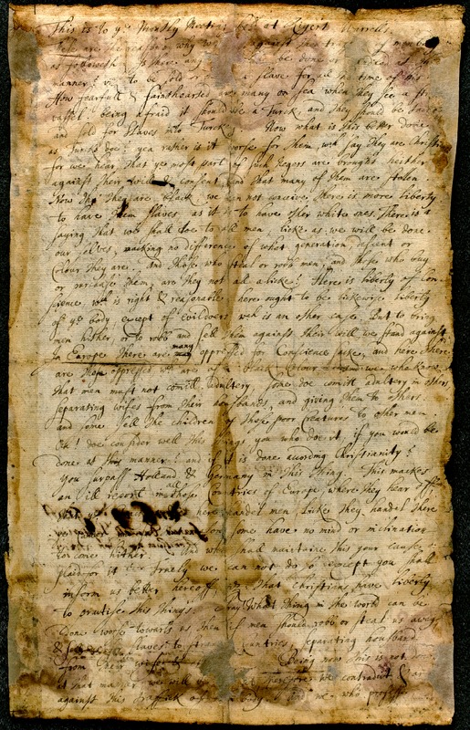Germantown Protest Against Slavery