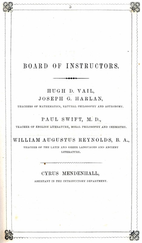Board of Instructors 