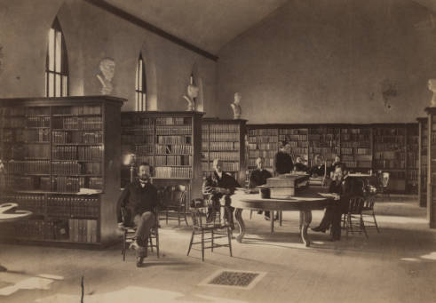 The Library in 1865