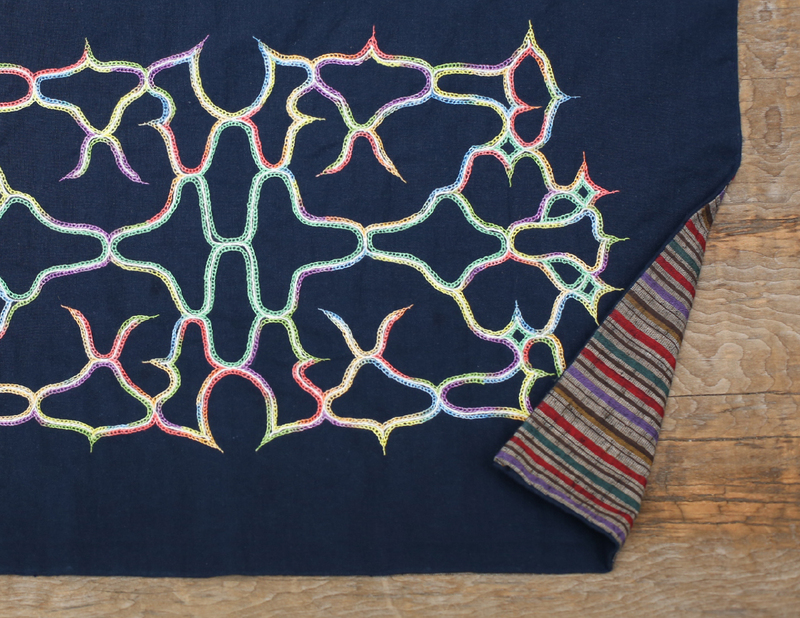 Tapestry of Ainu embroidery