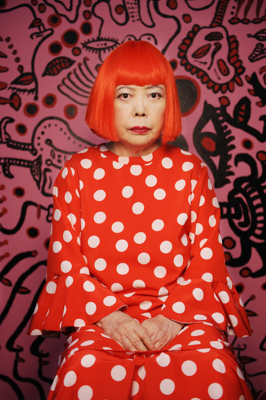 Yayoi Kusama portrait