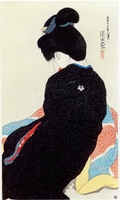 Footwarmer, from the series 'New Twelve Images of Beauties'