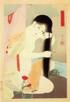Combing Her Hair (suggested title)