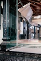 TriBeCa Issey Miyake is a joint project with Frank Gehry and his protege Gordon Kipping. 