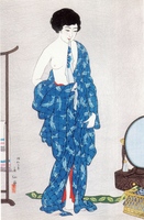 After a Bath, from the series 'Three Beauties by Shunsen'