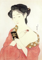 Woman Applying Make-up
