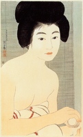 Powdering, from the series 'New Twelve Images of Beauties'