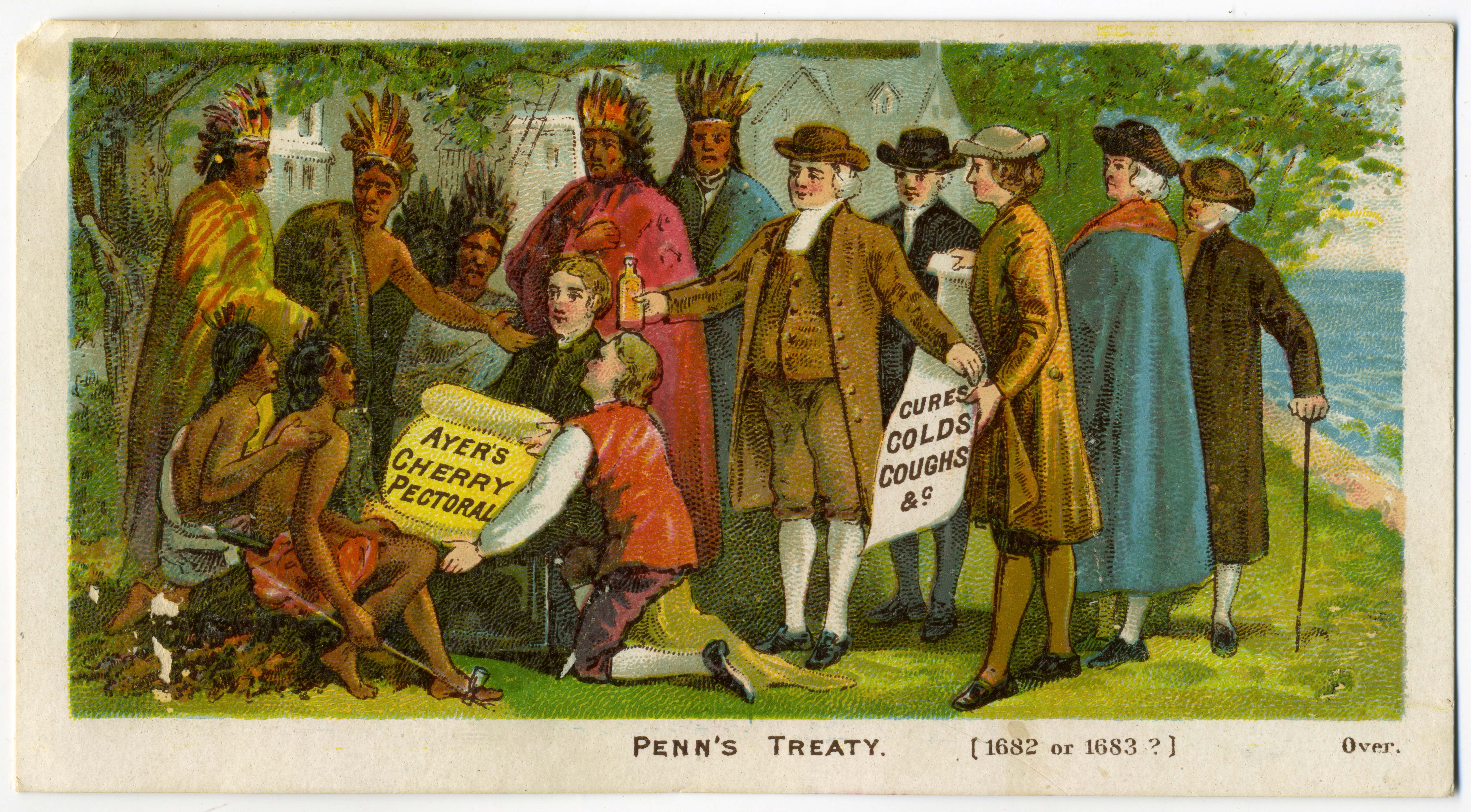 Ayer's advertisement, front