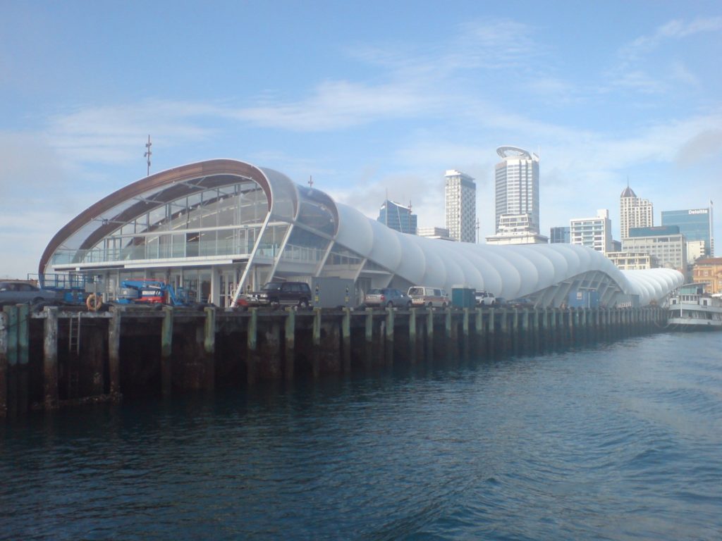 "The Cloud" is a structure on Queen's Wharf on Auckland's waterfront