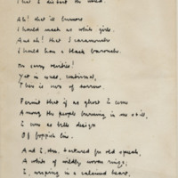“The Weeping Burgher” manuscript